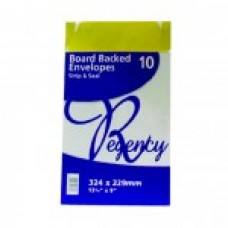 BOARD BACKED ENVELOPES  324 x  229mm (12.75 x 9) 10's