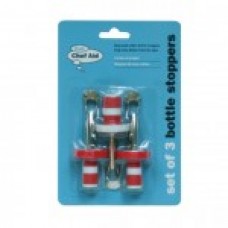 BOTTLE STOPPERS PACK OF 3