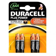 DURACELL MN2400 4's PLUS POWER (AAA SIZE)  