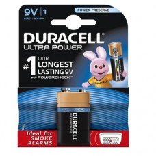 DURACELL ULTRA POWER MN1604 1's  (9V SIZE)