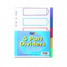 5 PART A4 DIVIDERS