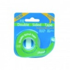 DOUBLE SIDED TAPE 12mm x 11.4M WITH DISPENSER