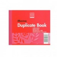 SILVINE DUPLICATE MEMO BOOK SMALL 4 x 5 (REF.603)