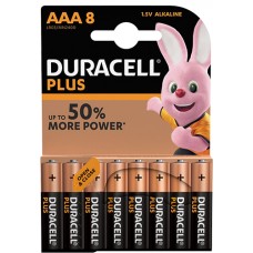 DURACELL PLUS POWER AAA 8'S
