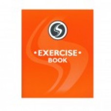 SILVINE  EXERCISE BOOK ORANGE COVER 8 x 6   (REF.122)