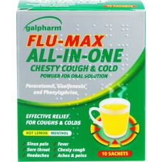Galpharm Flu max Chesty Cough & Cold 10 sachets