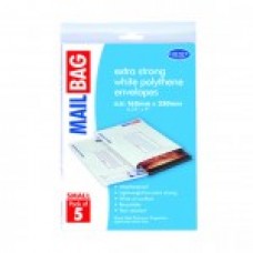POLYTHENE MAIL BAGS SMALL 5's 16x23cm