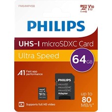 MICRO SDXC CARD 64GB WITH ADAPTOR CLASS 10