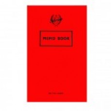 SILVINE NOTEBOOKS MEMO RED COVER   6 x 4 (REF. 042F)