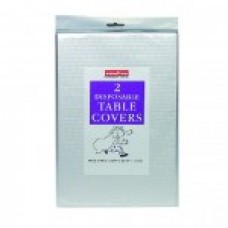PAPER TABLE COVERS PACK OF 2 WHITE 