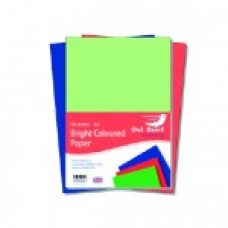 A4 BRIGHT COLOURED PAPER - 50 SHEETS