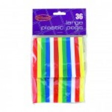 PLASTIC STRONG PEGS 36's