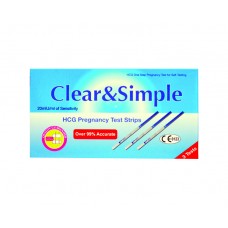 HP CLEAR & SIMPLE PREGNANCY TEST STRIP 3's