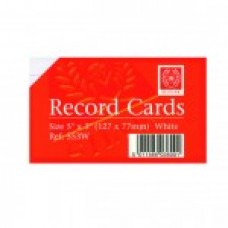 SILVINE  RECORD CARDS (553W)  5 x 3 100's