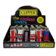 CLIPPER HAND SEWN COVER LIGHTER - HIPPIE ELEMENTS