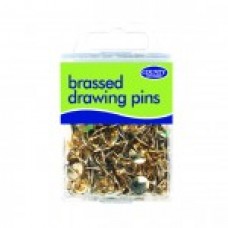 BRASSED DRAWING PINS