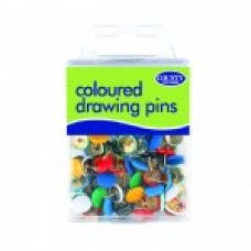 COLOURED DRAWING PINS