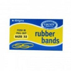 RUBBER BANDS SINGLE BOX SIZE 32 (454gm)