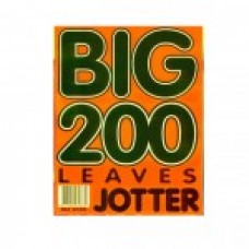SILVINE BIG VALUE 200 SHEET JOTTER 9x7 (ORANGE) (REF.B200)