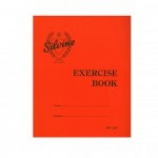 SILVINE  EXERCISE BOOK RED COVER  LINED 8 x 6 (REF.130F)