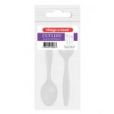 PLASTIC SPOONS   PACK OF 12