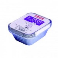 TAKEAWAY FOIL  CONTAINERS WITH LIDS 10's STD (4 x 5)