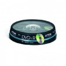 TDK DVD+R SPINDLE PACK OF 10