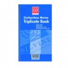 SILVINE  TRIPLICATE MEMO BOOK CARBONLESS  8 x 5 (REF.705)