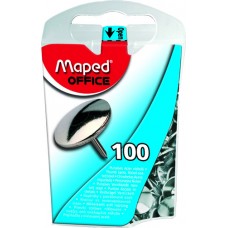 STATIONERY REFILL DRAWING PINS 100'S 