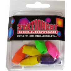 STATIONERY REFILL PENCIL TOP ERASER 6’S 